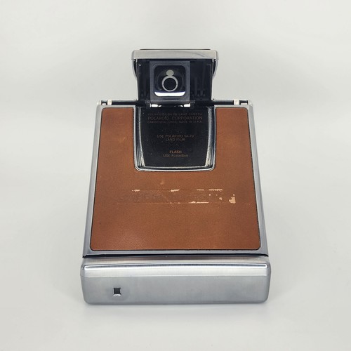 Vintage Polaroid SX-70 Land Camera Leather Folding Instant With Box UNTESTED USA - Picture 5 of 20