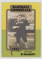 1980-87 SSPC Baseball Immortals Ed Delahanty #33 HOF 0p1n