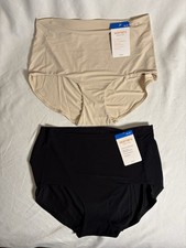 NEW Warners Briefs Smooth It Over Pinch-Free 2 Pair Hi-cut High Waist XLarge 8
