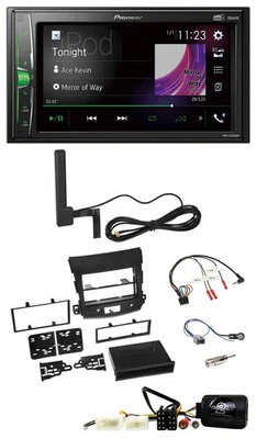 Pioneer MP3 DAB Lenkrad 2DIN Bluetooth Autoradio für Mitsubishi 2007-2010 Outlan - Bild 1 von 4