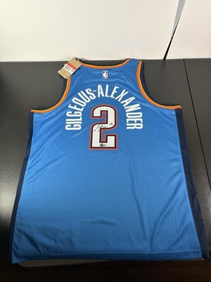 Shai Gilgeous-Alexander Autographed OKC Thunder Signed Jersey NBA