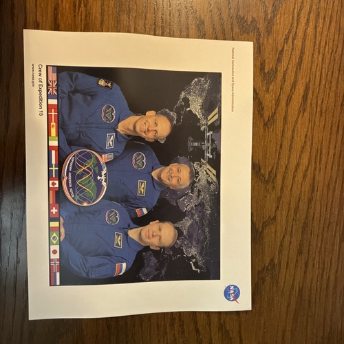 NASA International Space Station Expedition 15 Crew Lithograph (Clayton Anderson - Picture 1 of 2