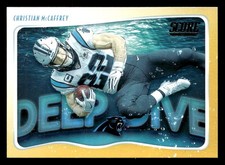 Christian McCaffrey 2020 Score Deep Dive Gold Card #DD-CM Carolina Panthers