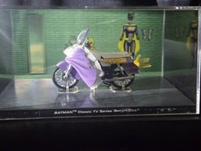 Corgi Classics Batgirl Bike 1966 TV Series 1:18 Die-Cast  Opened w/ Display Case