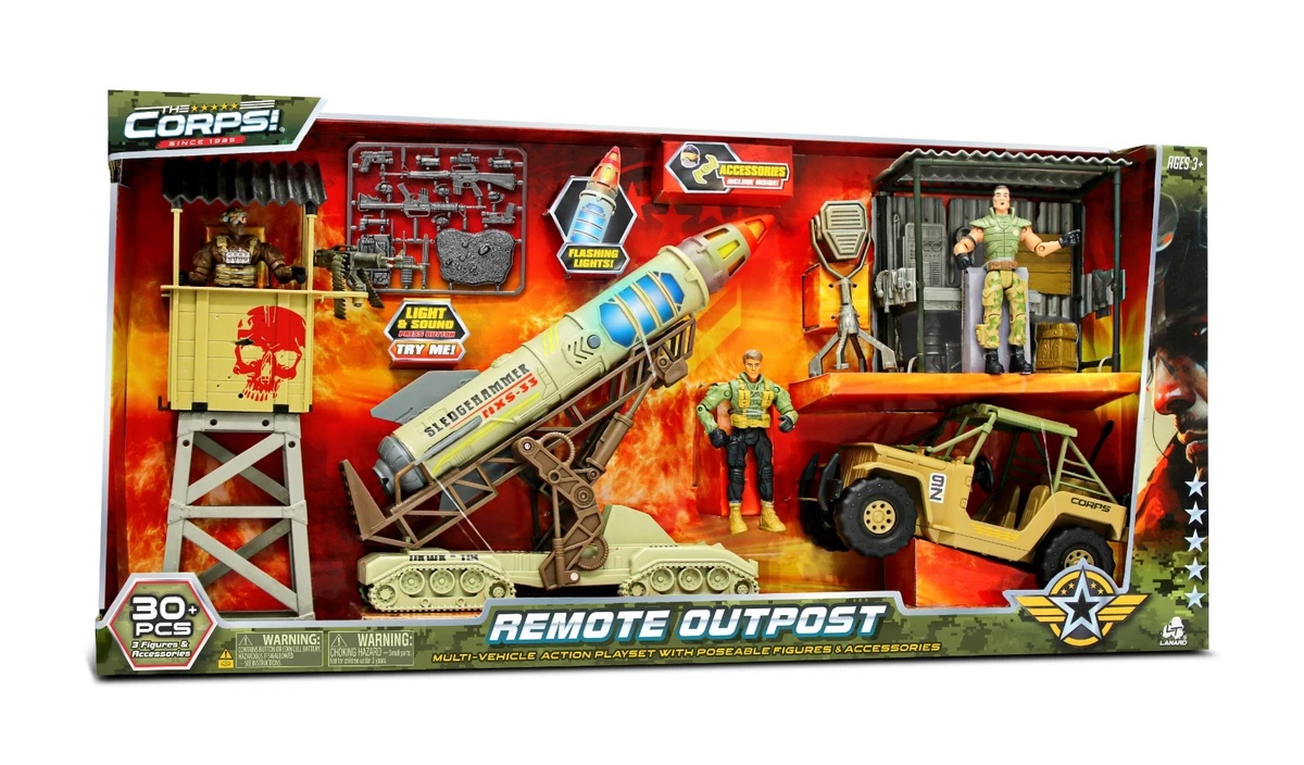 Lanard Military & Adventure Action Figure 1:18 Action Figures for