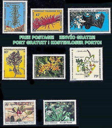 NEW CALEDONIA = tropical FLOWERS MNH FREE SHIPPPING - Picture 1 of 1