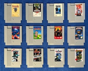 Nintendo NES Mini Cartridge - Keychain Magnet Ornament - Choose Game Titles U-Z