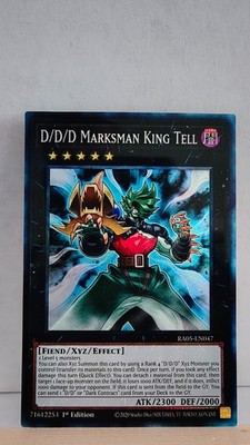 D/D/D Marksman King Tell 1st Edition [NM] - Yu-Gi-Oh! RA05 [Collector's Rare]