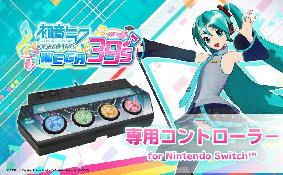 HORI Hatsune Miku Project DIVA MEGA39's Controller for Nintendo