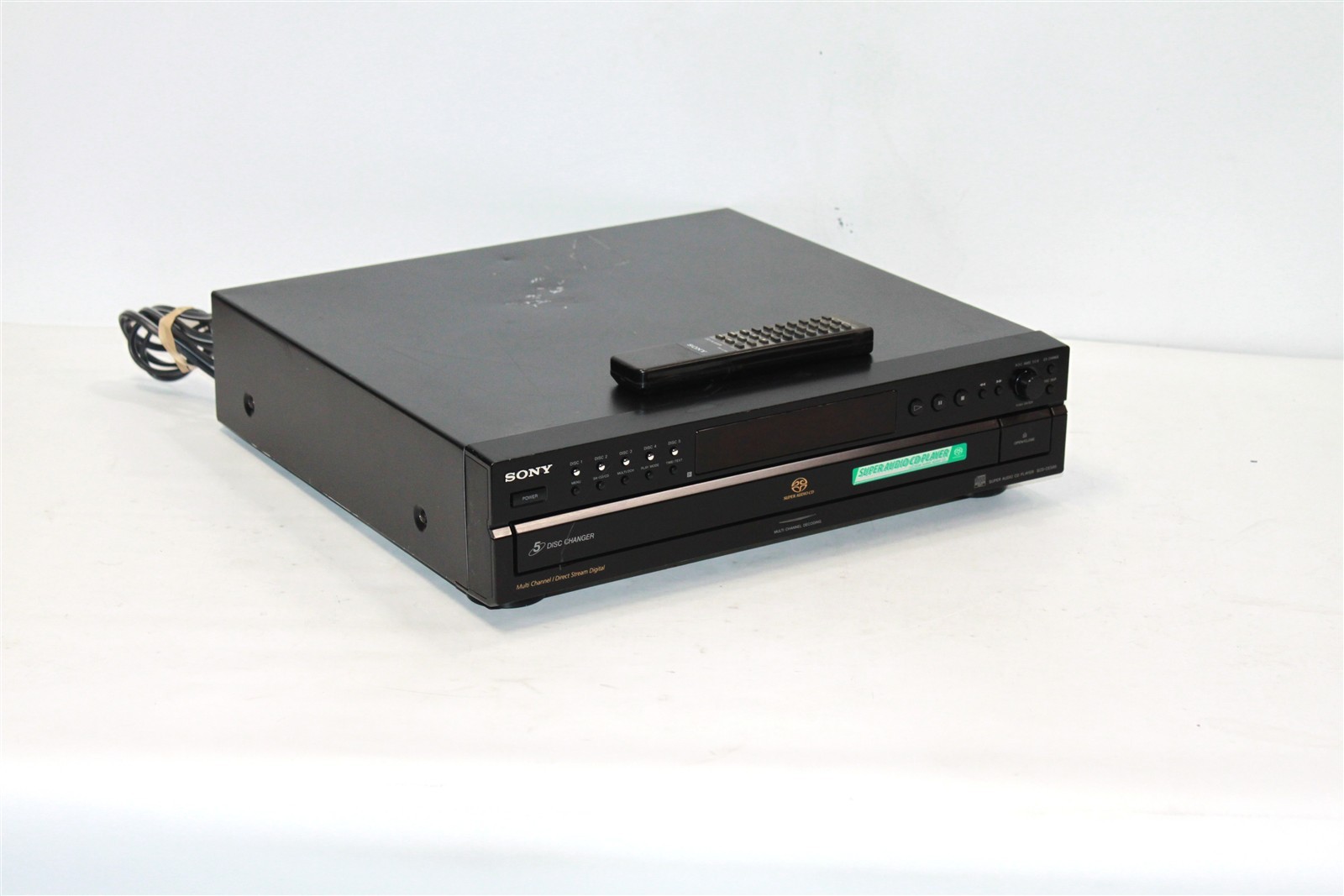 Sce-ce595 Multi-channel 5 Disc Cd Changer With Remote