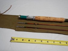 Montague Rapidan, 7 1/2, 2/2. full length. vintage bamboo fly rod.