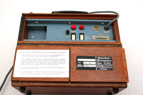 Coupleur acoustique Moore Reed TC301 Computerm coupleur acoustique /BB892 - Photo 2/12