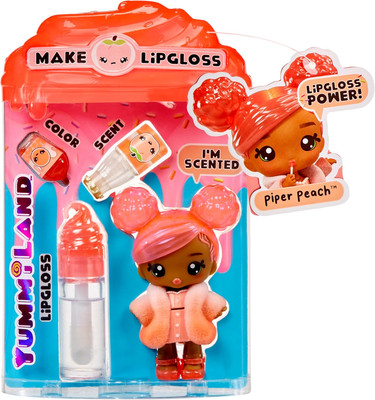 Lipgloss Doll - Piper Peach, Ages 4+, Peach Shade, Kids Toy