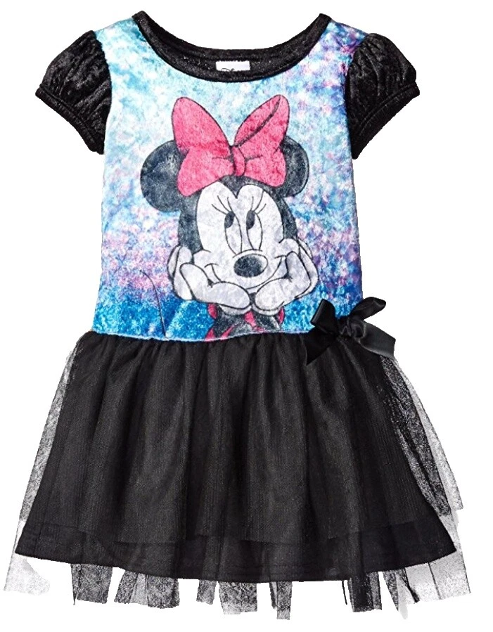 Minnie Mouse Black Dresses for Girls