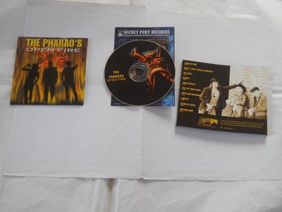 the pharao's (d)-open fire megarare 2003 private cd,rose tattoo,motorhead,rock