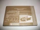 2002 L-Series Saturn Car Handbook Owners Manual Hardback Book