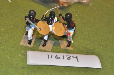 54mm Kolonial / Flusskrieg - Mahdisten 3 Derwischkrieger Trophäe Minis - (116189)