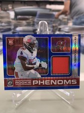 2020 Optic #RP-36 Rookie Phenom KeShawn Vaughn Blue Patch Jersey