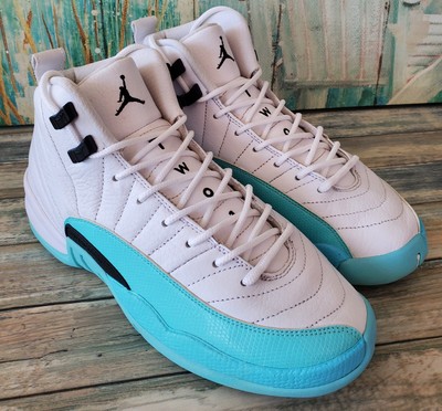NIKE AIR JORDAN 12 RETRO LIGHT AQUA GS SIZE 6.5Y WOMENS 8 510815-100 | eBay