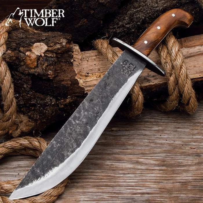 Timber Wolf US 139 Survivor Knife & Sheath | Carbon Steel Blade | Overall 17" - Image 2 of 4