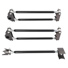 Screw-On Parallel 4 Link Suspension Panhard Bar Hot Rod Rat Car Truck Universal