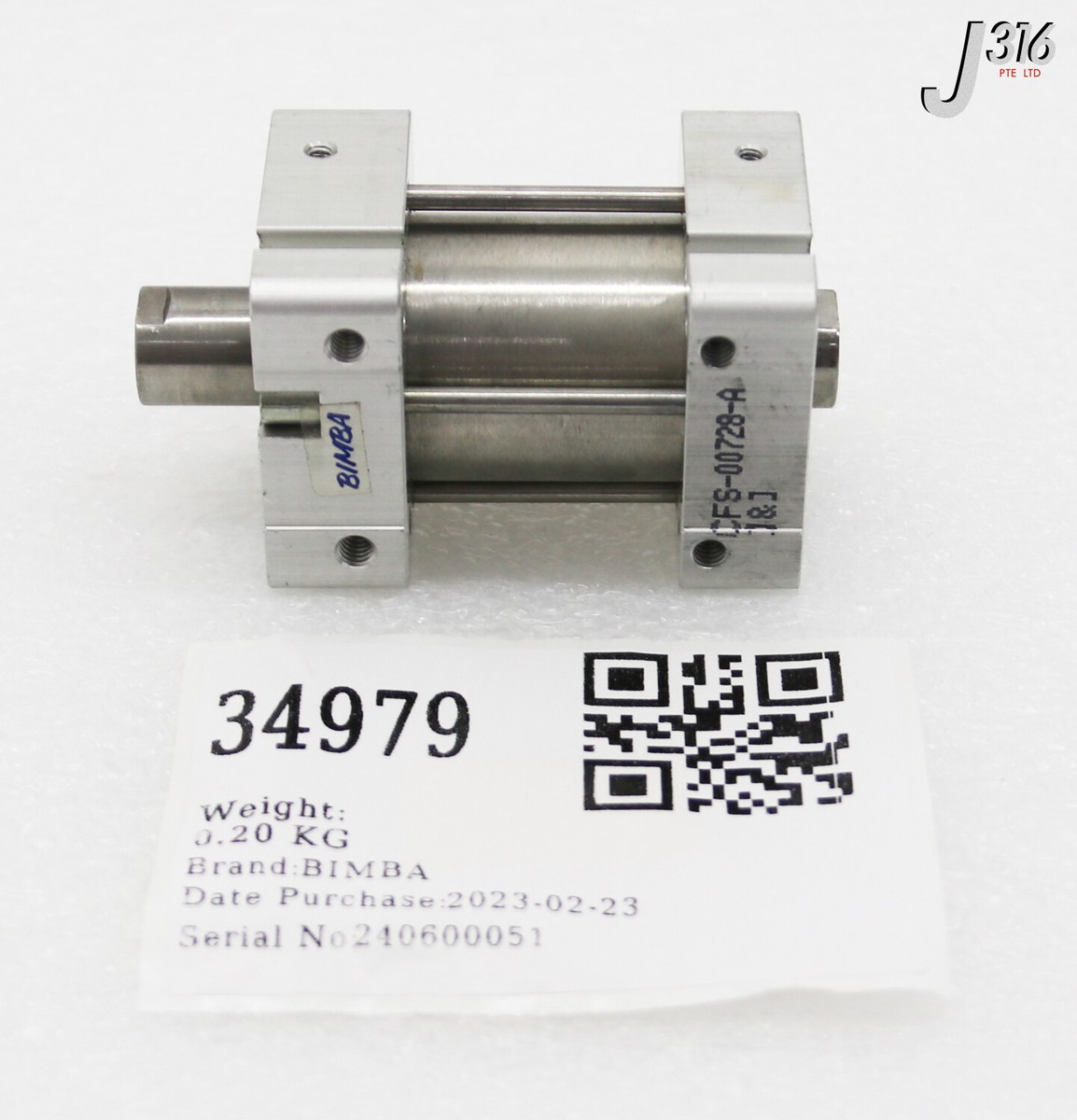 専用【22】 34979 BIMBA PNUEMATIC CYLINDER CFS-00728-A | eBay Australia