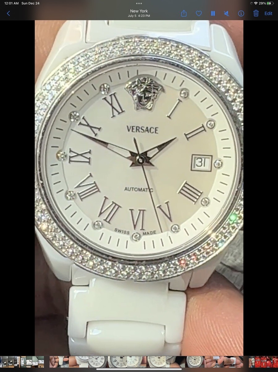 Versace Mens DV One 01AC Automatic Ceramic 💎 Diamond MOP Versace Mens DV One 01AC Automatic Ceramic 💎 Diamond MOP