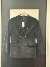RAF Simons Men Corduroy Double Breasted Blaze...
