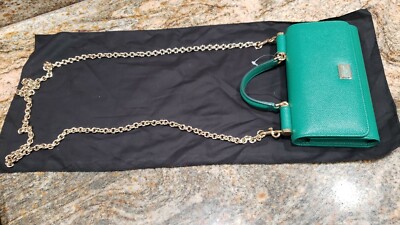 ショルダーバッグ・ポシェット DOLCE&GABBANA SMALL GREEN SICILY HAND BAG Small Sicily handbag in Green for Women | Dolce&Gabbana®