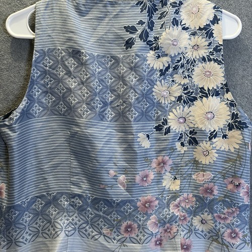 Adrianna Papell Top Women’s Size 10 Medium 100% Silk Floral Sleevless Shirt Tank - Picture 14 of 14