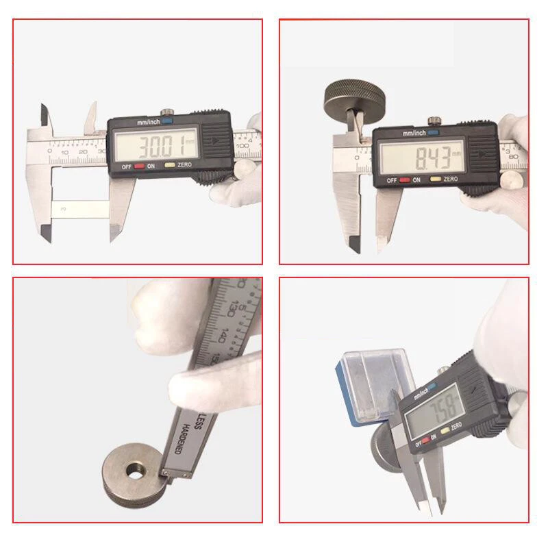 Digitaler Messschieber Schieblehre Messlehre 0-150mm LCD Display Digital Metall - Bild 2 von 4