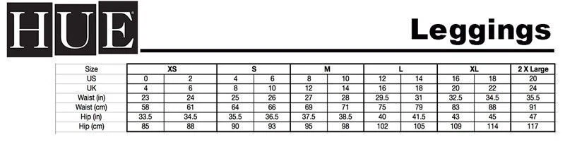 NUEVO CON ETIQUETAS Para mujeres HUE Leggings de Buceo Bolsillo Trasero Cinturón Real Lazos Pantalones Asfalto Talla XS Foto 2 de 2