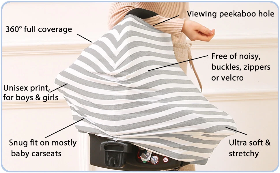 Baby car seat cheap cover and nursing cover