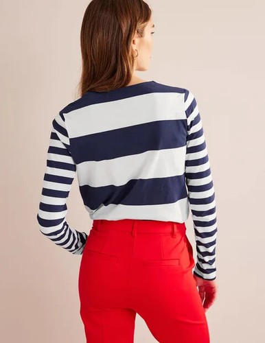 Boden - Bea Long Sleeve Breton - Damen Top Tee Oberteil NEU - UK 12 EU 40 - Bild 2 von 7