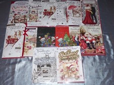 GRANDDAUGHTER AND HUSBAND FIANCE BOYFRIEND PARTNER FAMILY AT CHRISTMAS CARD