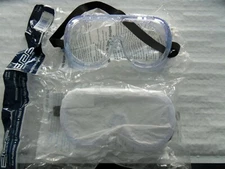 2 New Pairs ERB Safety Goggles Over Glasses Eye Protective Eyewear Clear Lens