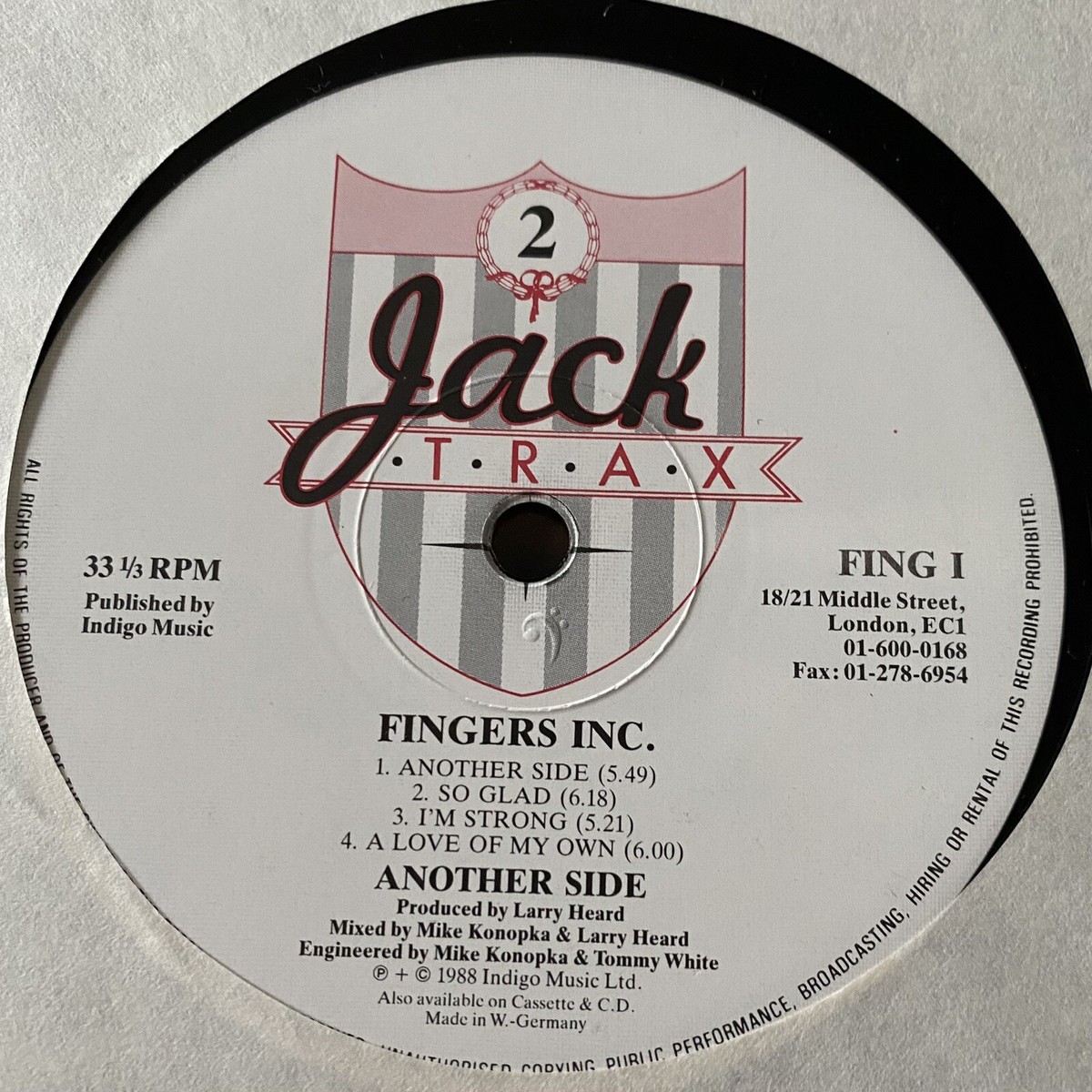 洋楽 FINGERS INC./ ANOTHER SIDE Another Side (Fingers Inc. album) - Wikipedia