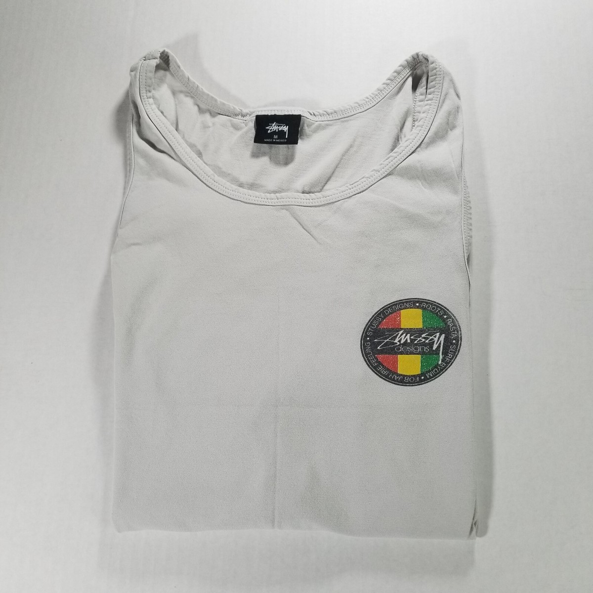 Stussy Rasta World Tour Roots Reggae T-shirt Tank Top Men Stussy Rasta World Tour Roots Reggae T-shirt Tank Top Men