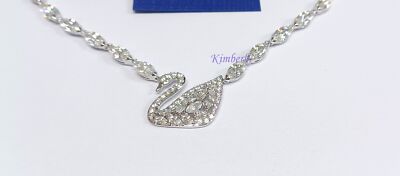 Swarovski Swan Lake All-Around Necklace RHS Clear Crystal