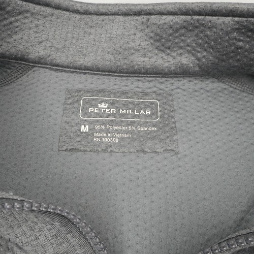 Peter Millar Full Zip Womens Gray Long Sleeve Sweatshirt Size M - Picture 4 of 7