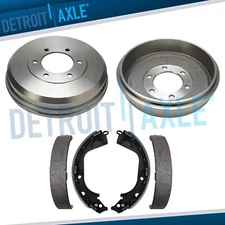 Rear Brake Drum + Ceramic Brake Shoe for 2009-2012 Chevrolet Colorado GMC Canyon