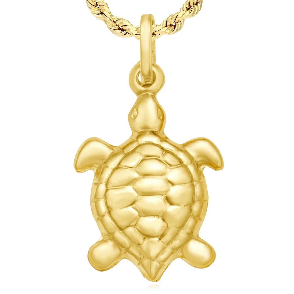 Colgante Oro Amarillo 14K - Ángel, Corazón, Búho, Palmera y Más 0.9" Foto 2 de 4