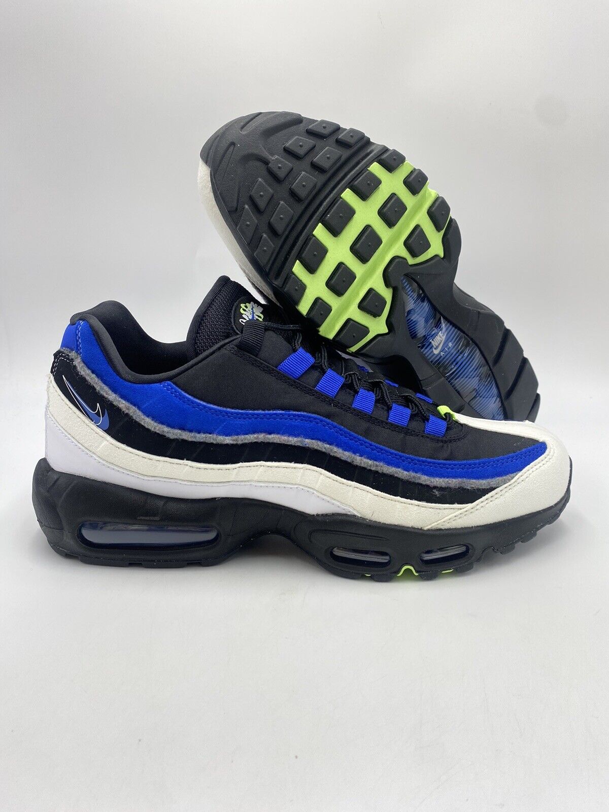 Buy Air Max 95 SE 'Double Swoosh - Black Game Royal' - DQ0268 001