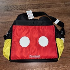 Disneyland Mickey Mouse Diaper Bag Tote Baby Changing Pad Adj Shoulder Strap NEW