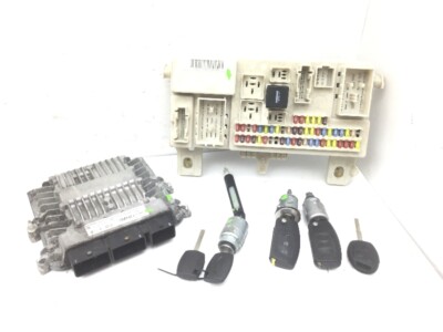 FORD Focus C-Max C214 Steuergerät Motor 3M51-12A650-ND Set ECU 2.0 TDCi 136PS