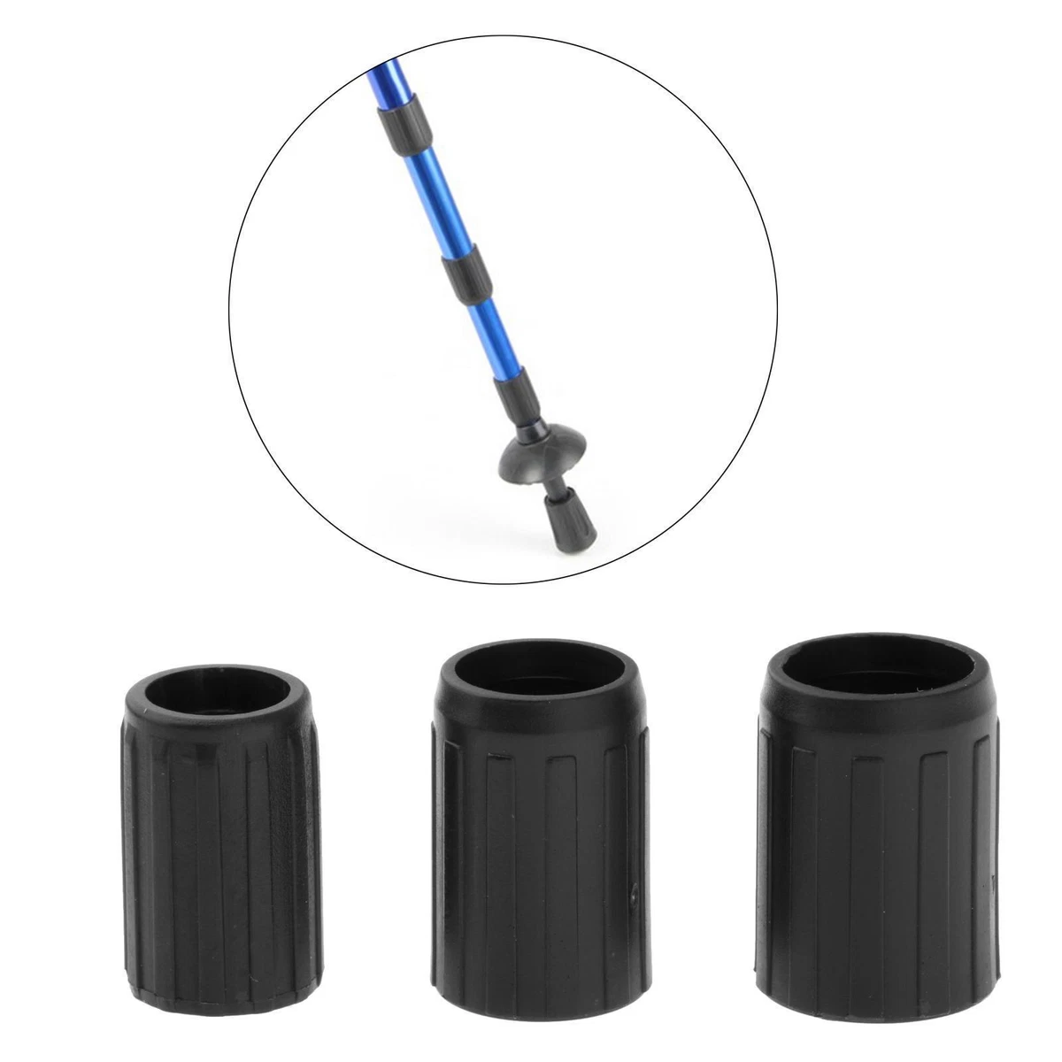 Trekking top pole feet
