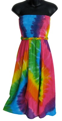 rainbow colored sundress