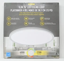 Koda Slim 15" LED Ceiling Light with Adjustable Color