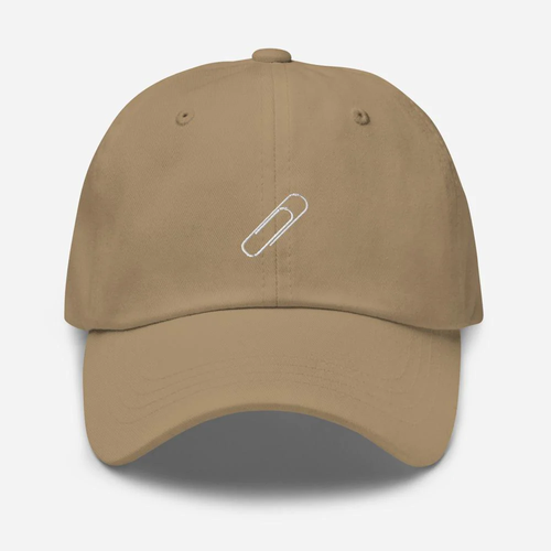 Cute Paper Clip Embroidered Unisex Baseball Cap - Picture 22 of 22