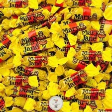 1 lbs Mary Jane Peanut Butter Candy Bars Bite Size Twists Taffies Bulk Packaging
